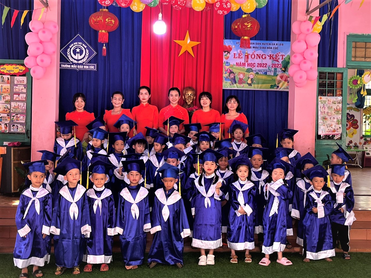 CÁC TRƯỜNG HỌC TRÊN ĐỊA BÀN XÃ EA KHĂL TỔ CHỨC TỔNG KẾT NĂM HỌC 2022-2023
